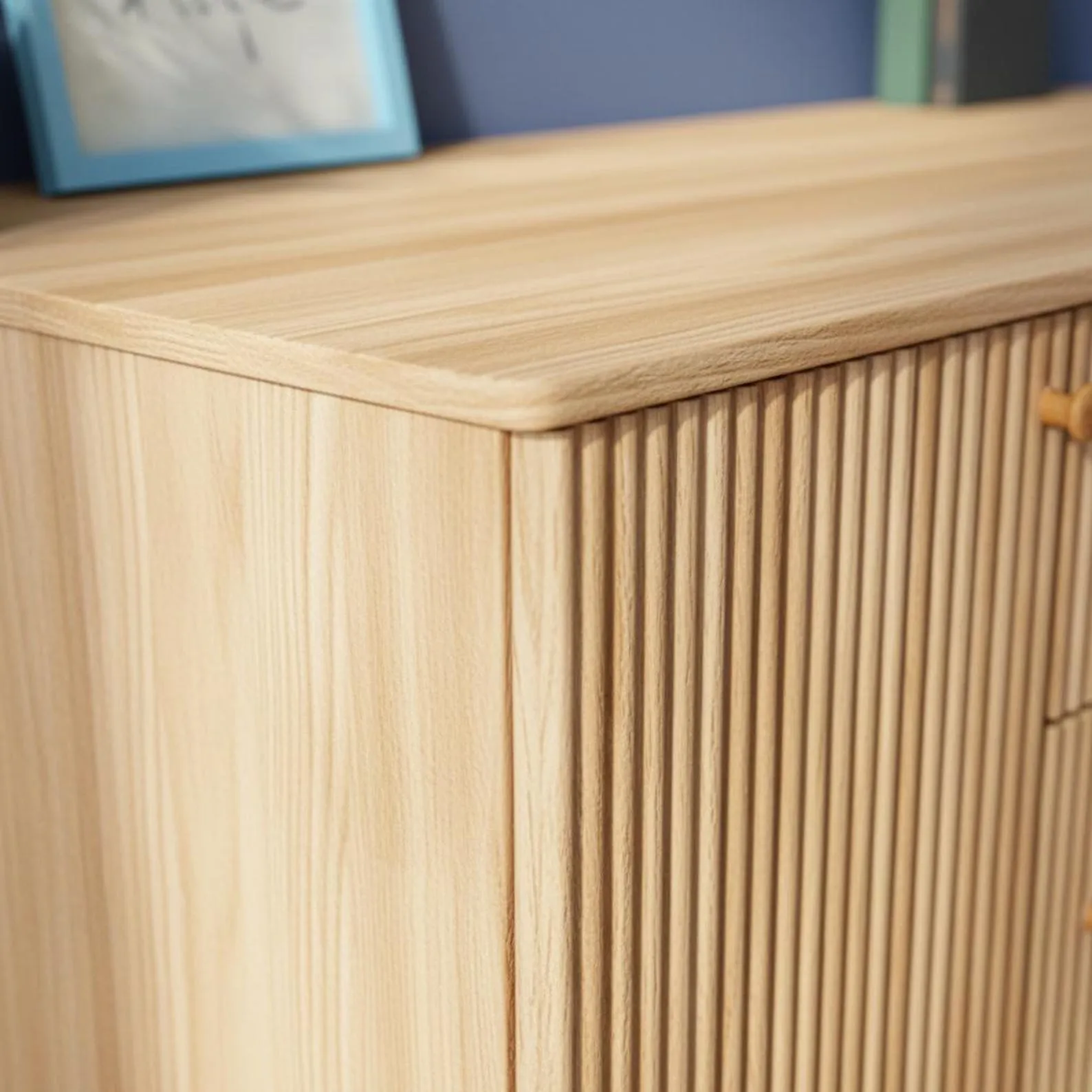 Solid wood dresser cabinet hardware handcrafted upcycled wood sideboard cabinet storage media cabinet for living room bedroom - Image 5