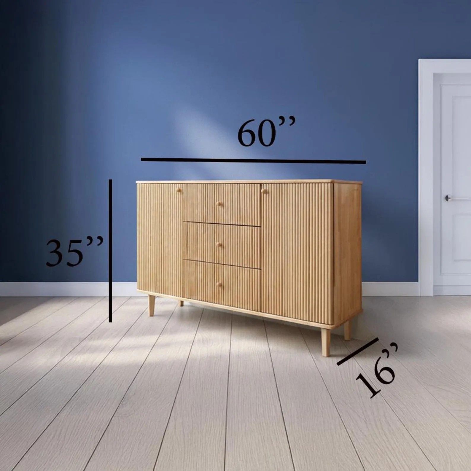 Solid wood dresser cabinet hardware handcrafted upcycled wood sideboard cabinet storage media cabinet for living room bedroom - Image 7