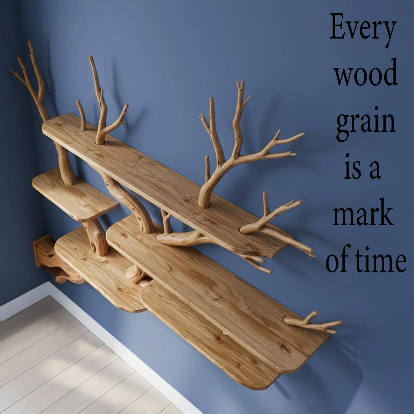 Driftwood pendant light tree branch chandelier hanging lighting solid wood wood ceiling light dining room - Image 5