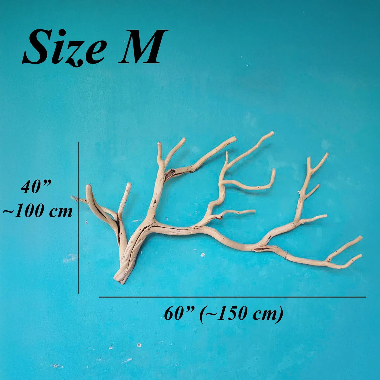 Tree branch wall mount coat rack natural driftwood wall art rustic clothing rack great gift for home decor - Image 6
