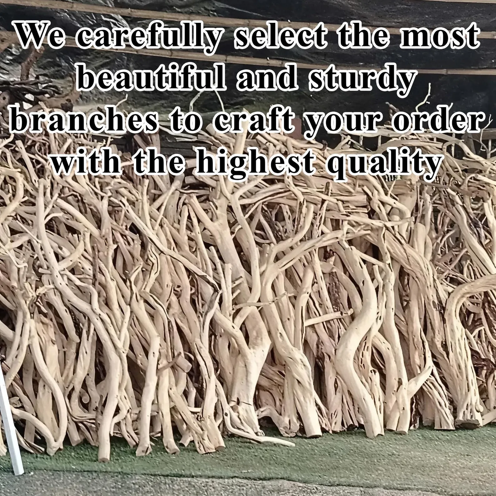 Tree branch coat hooks wall mount drifwood clothes rack decorative towel hook rustic entryway home decoration - Image 3