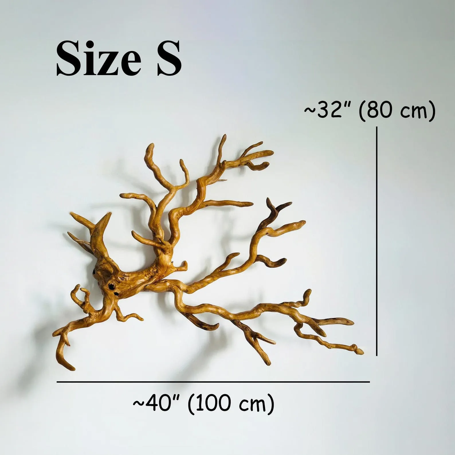 Driftwood branch wall decor coat rack wall mount decorative branch hook unique tree branch hanging clothes rack - Image 5