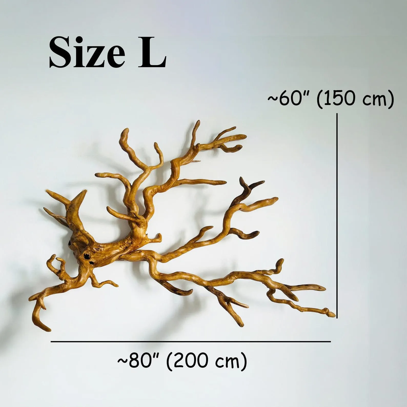 Driftwood branch wall decor coat rack wall mount decorative branch hook unique tree branch hanging clothes rack - Image 7