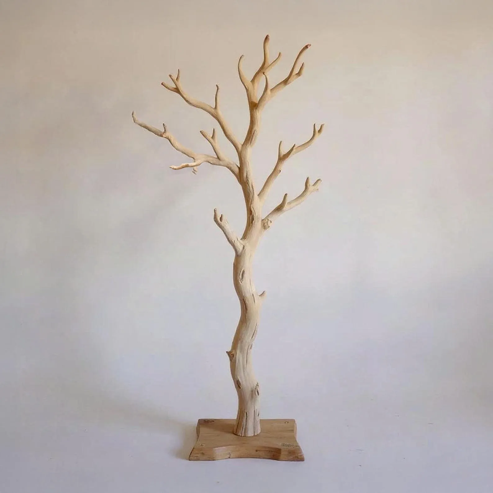 Tree branch coat rack free standing driftwood coat tree hooks branch hanging clothes rack unique handcrafted furniture - Image 2