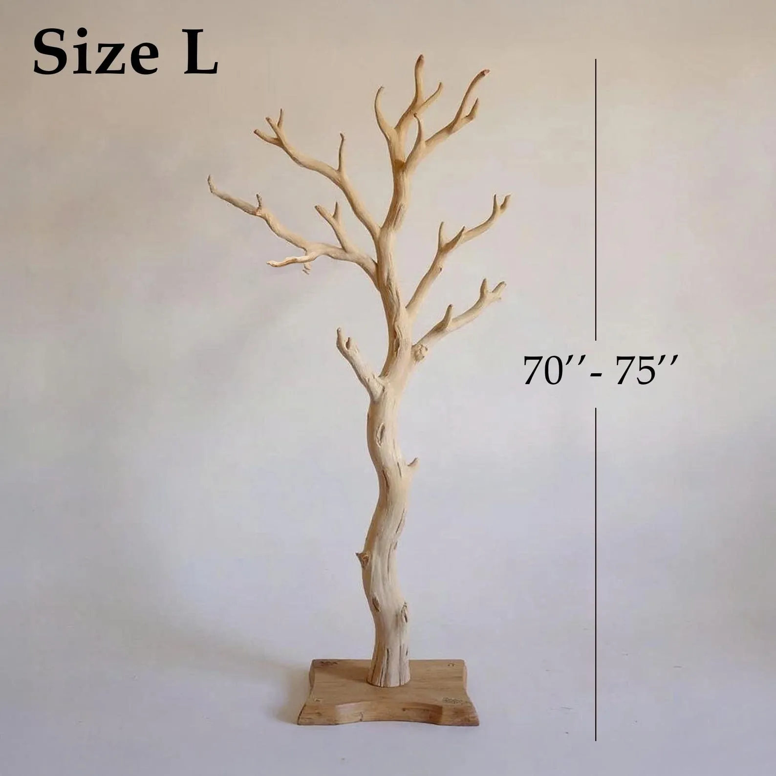 Tree branch coat rack free standing driftwood coat tree hooks branch hanging clothes rack unique handcrafted furniture - Image 9