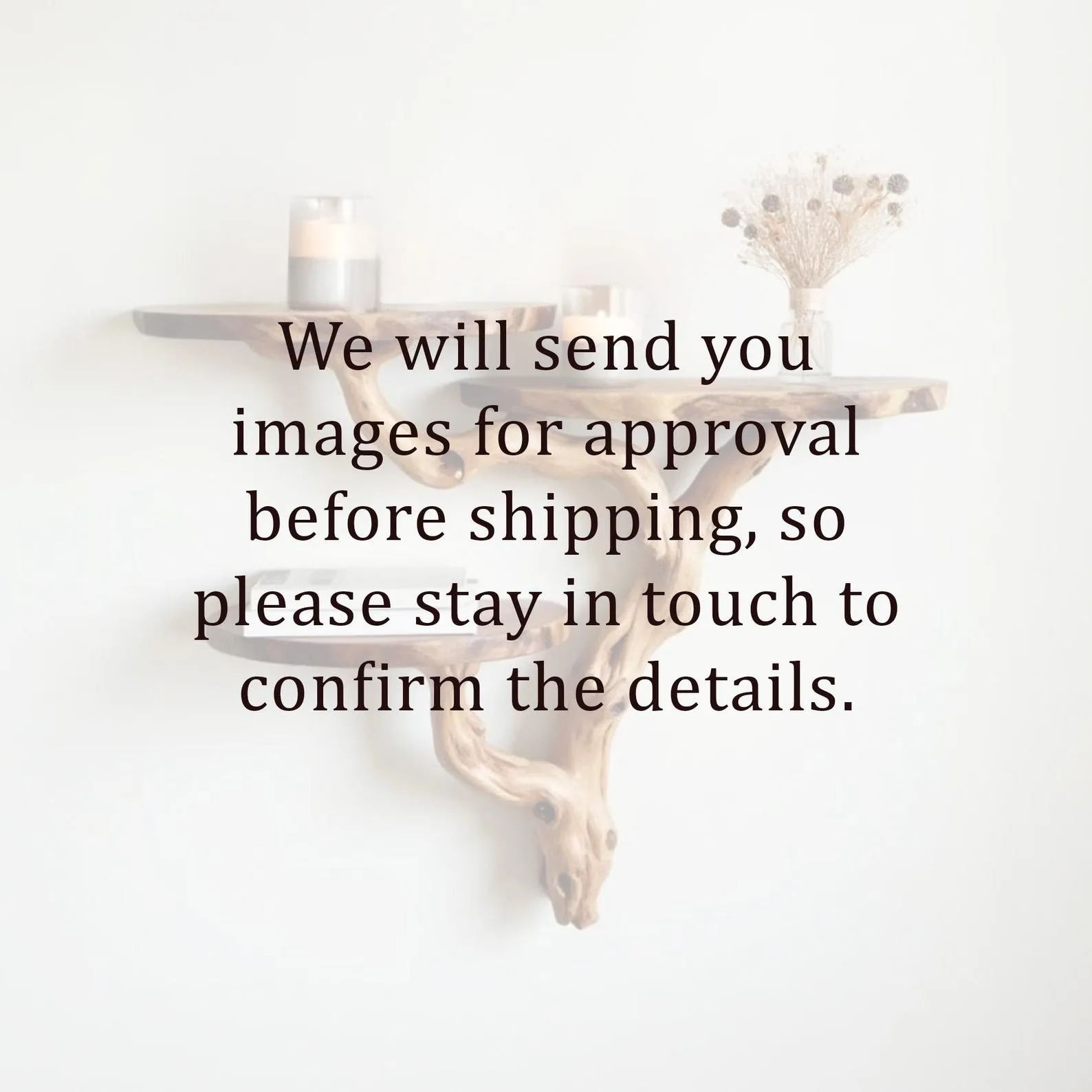 Driftwood corner shelf tree branch solid wood bookshelf corner floating shelving rustic bookcase wall mount art furniture - Image 5