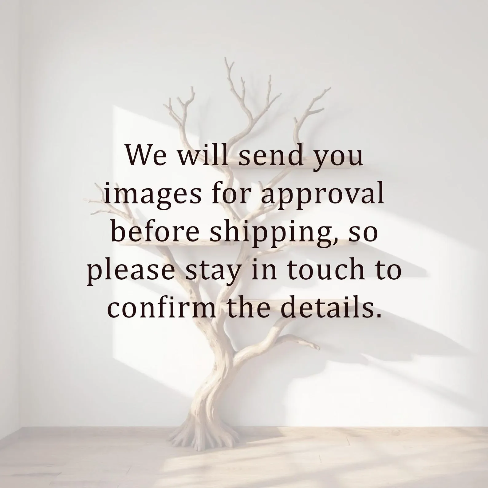 Tree branch book shelf driftwood wall mount bookcase tree wall shelf handmade furniture solid wood assembled bookshelf natural - Image 7