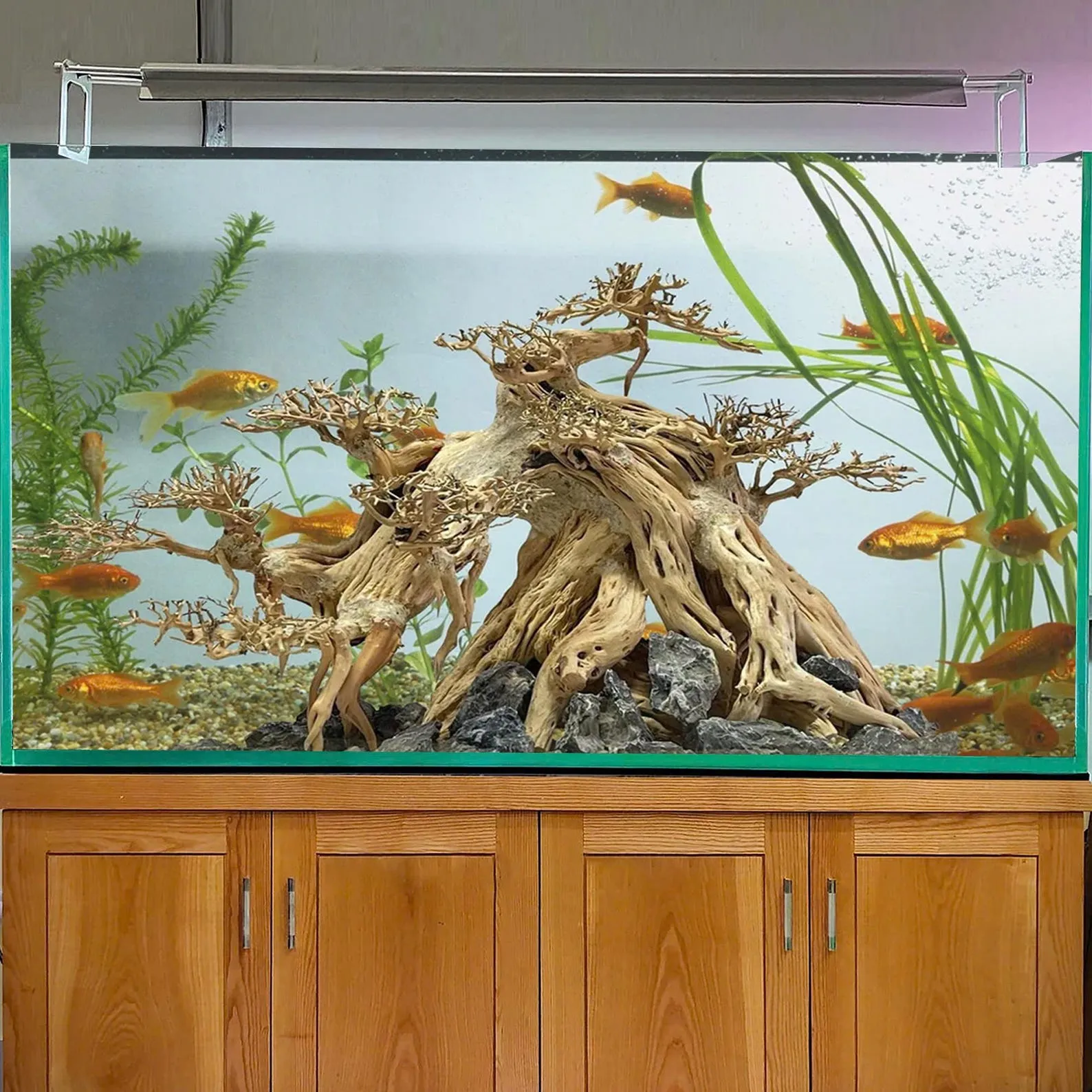 Driftwood aquarium bonsai large aquascape hardscape tree terrarium wood real fish tank decor - Image 2