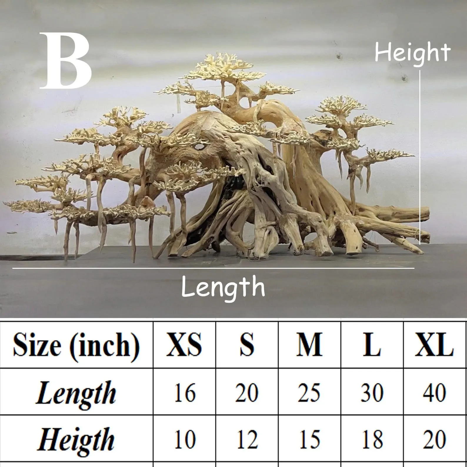 Driftwood aquarium bonsai large aquascape hardscape tree terrarium wood real fish tank decor - Image 7