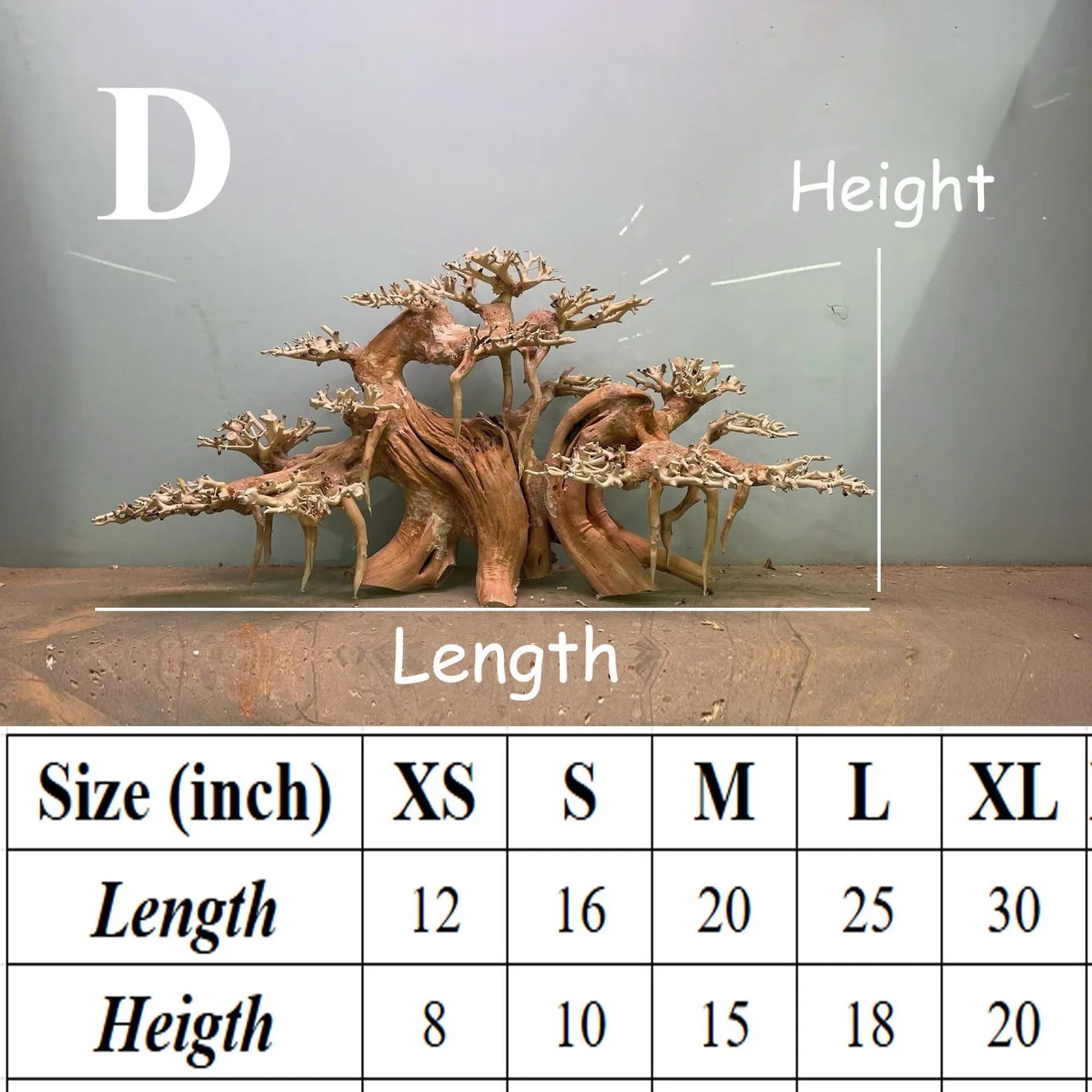 Driftwood aquarium bonsai large aquascape hardscape tree terrarium wood real fish tank decor - Image 9