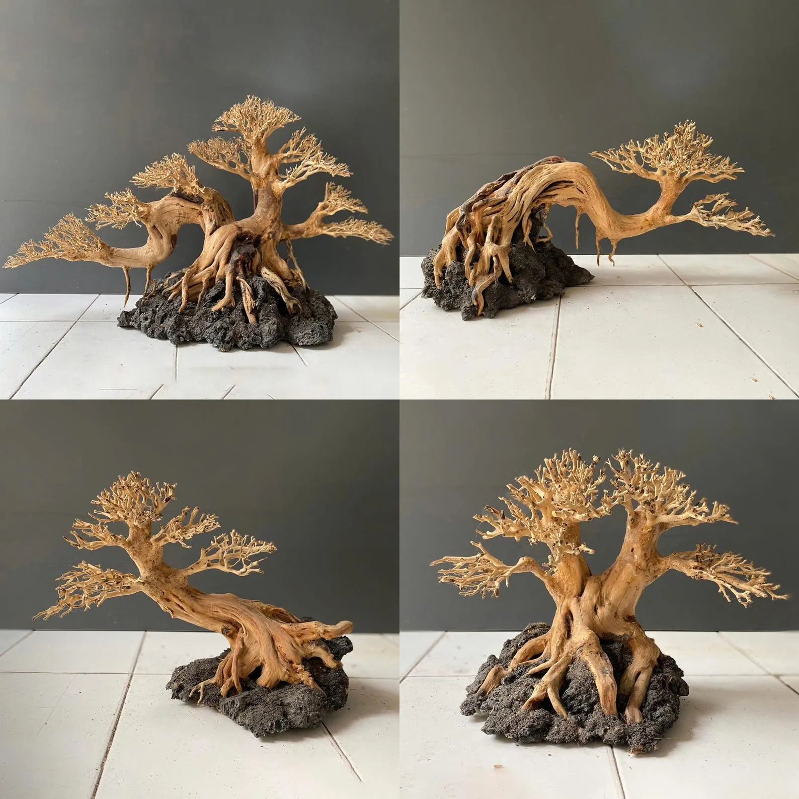 Bonsai aquarium rock aquascape driftwood bonsai tree decor fish tank decor