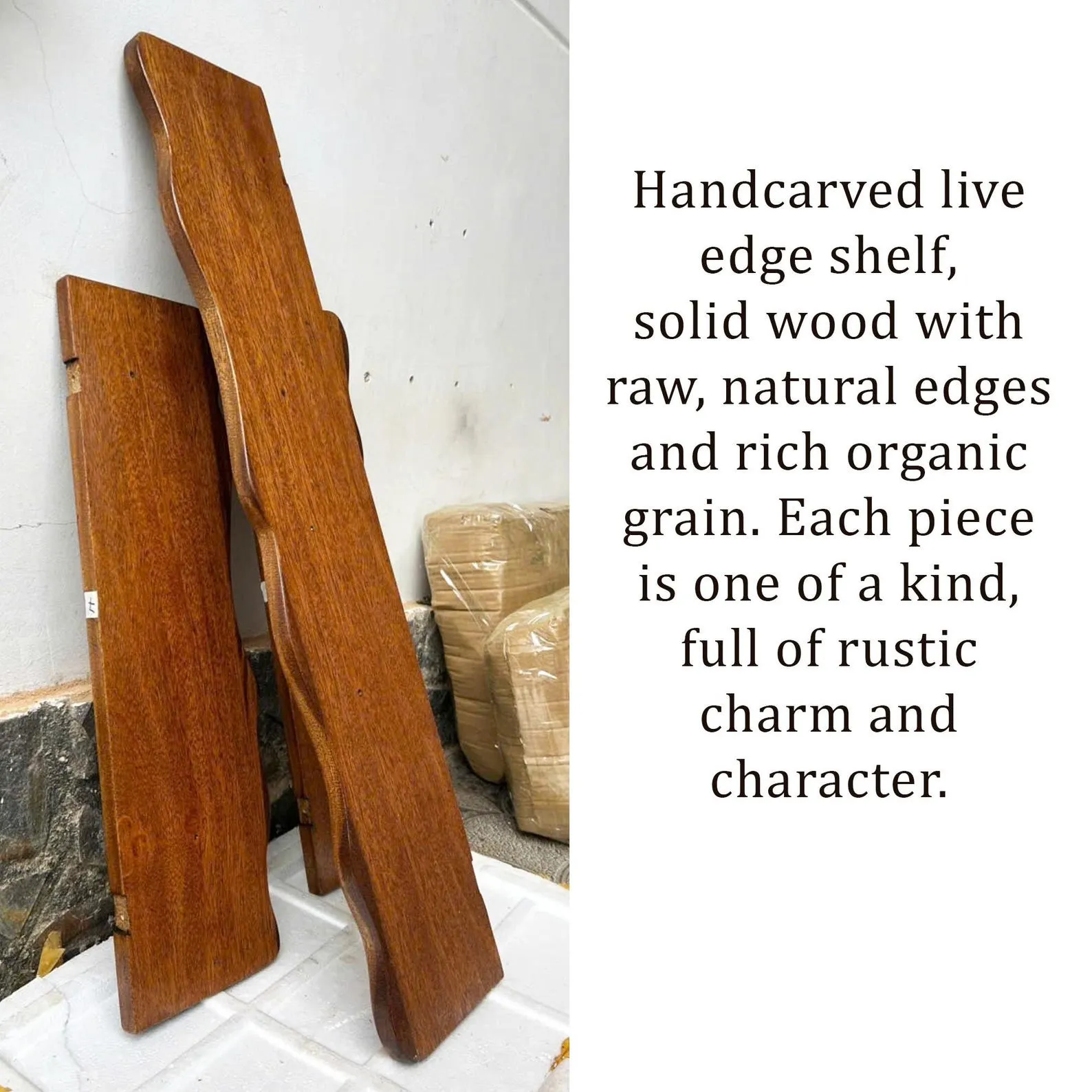 Driftwood coat rack tree branch wall mount live edge show storage solid wood tree coat hook hanging branch furniture decoration - Image 5