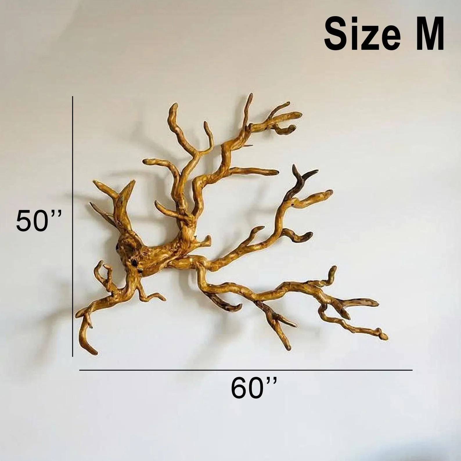 Driftwood wall hook tree branch coat rack wall mount decorative coat hooks rustic wood wall hanger entryway decoration - Image 10