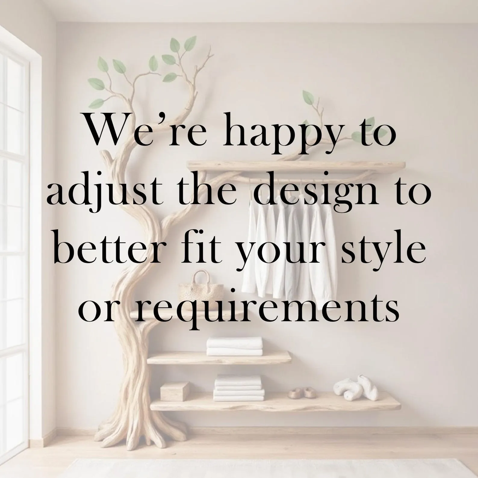 Tree branch coat rack wall mount decorative coat hooks solid wood shelves on wall driftwood sculpture art unique handmade furniture - Image 6