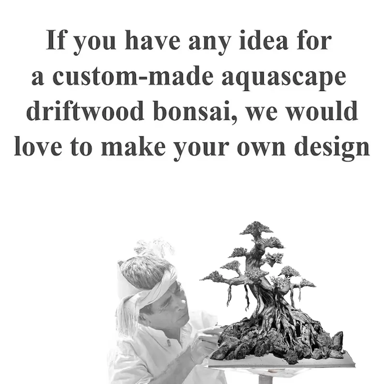 Driftwood bonsai tree aquascape hardscape aquarium rock fish tank decoration - Image 3