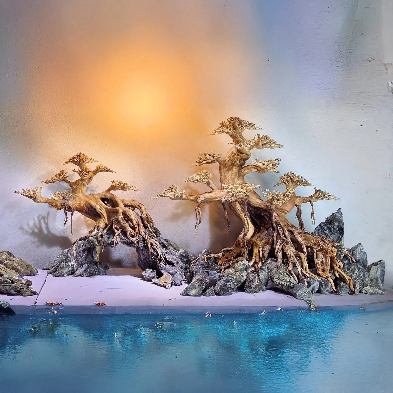 Driftwood bonsai tree aquascape hardscape aquarium rock fish tank decoration - Image 5