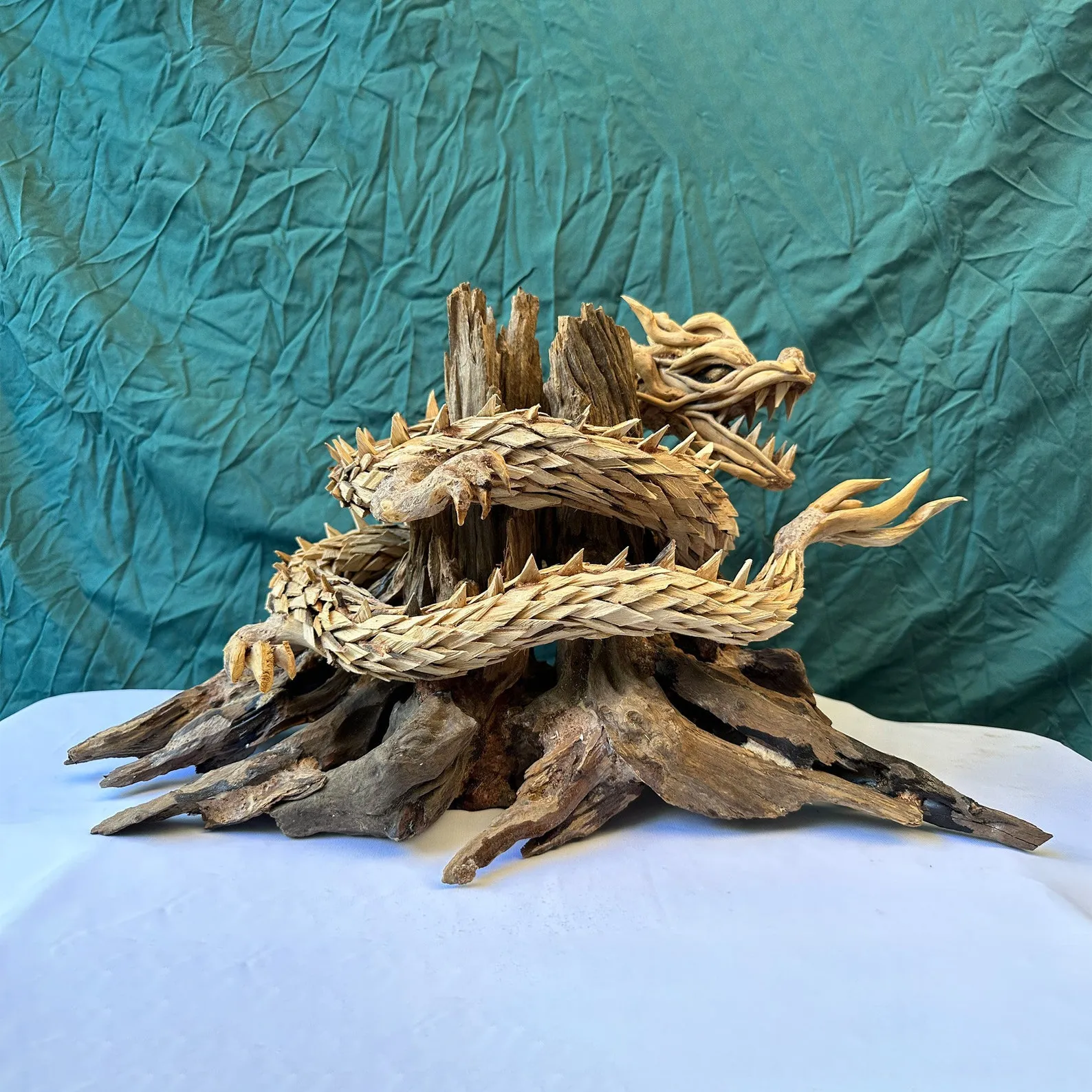 Dragon sculpture driftwood aquarium aquascape drift wood fish tank decorations