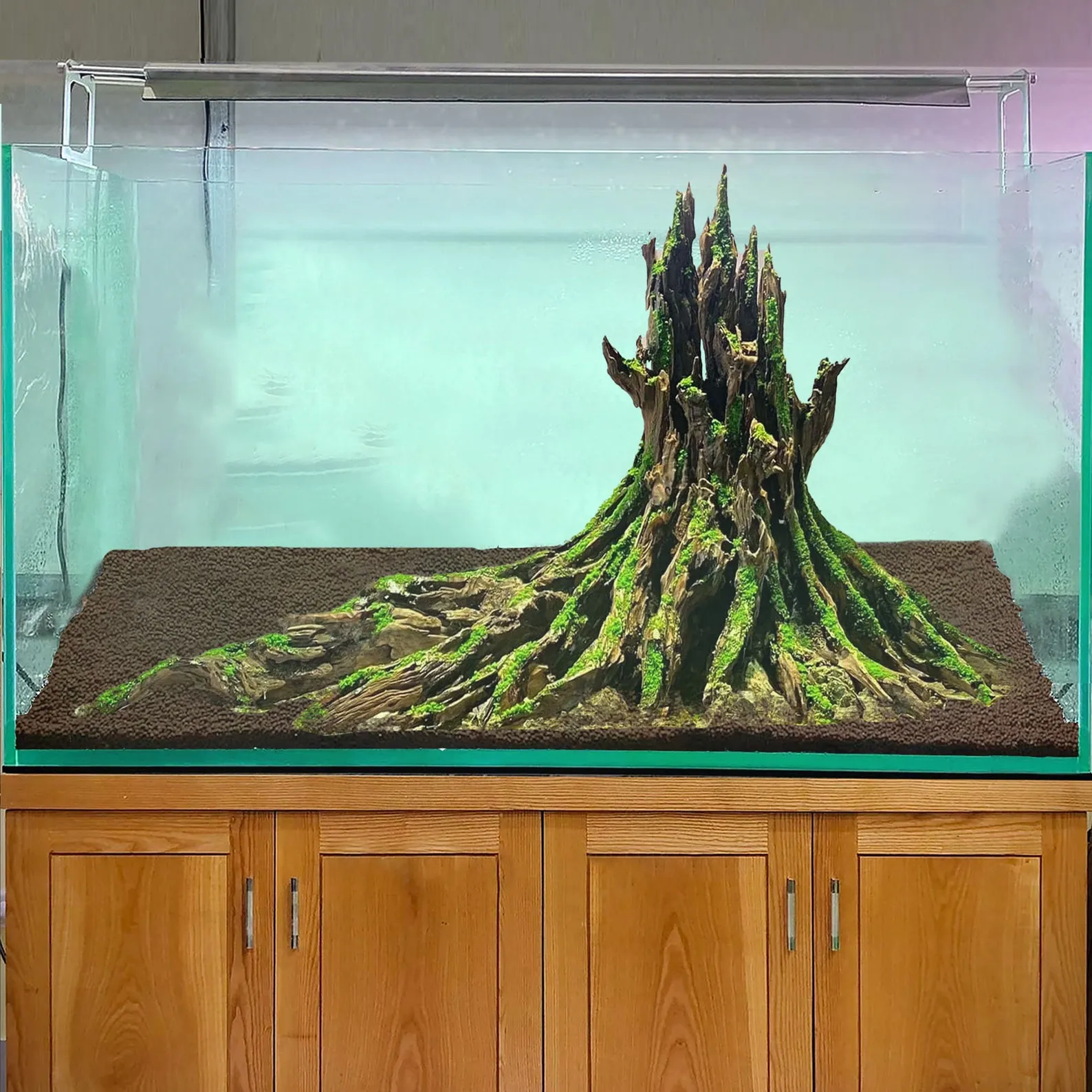 Large aquarium driftwood stump tree aquascape driftwood art aquarium cave