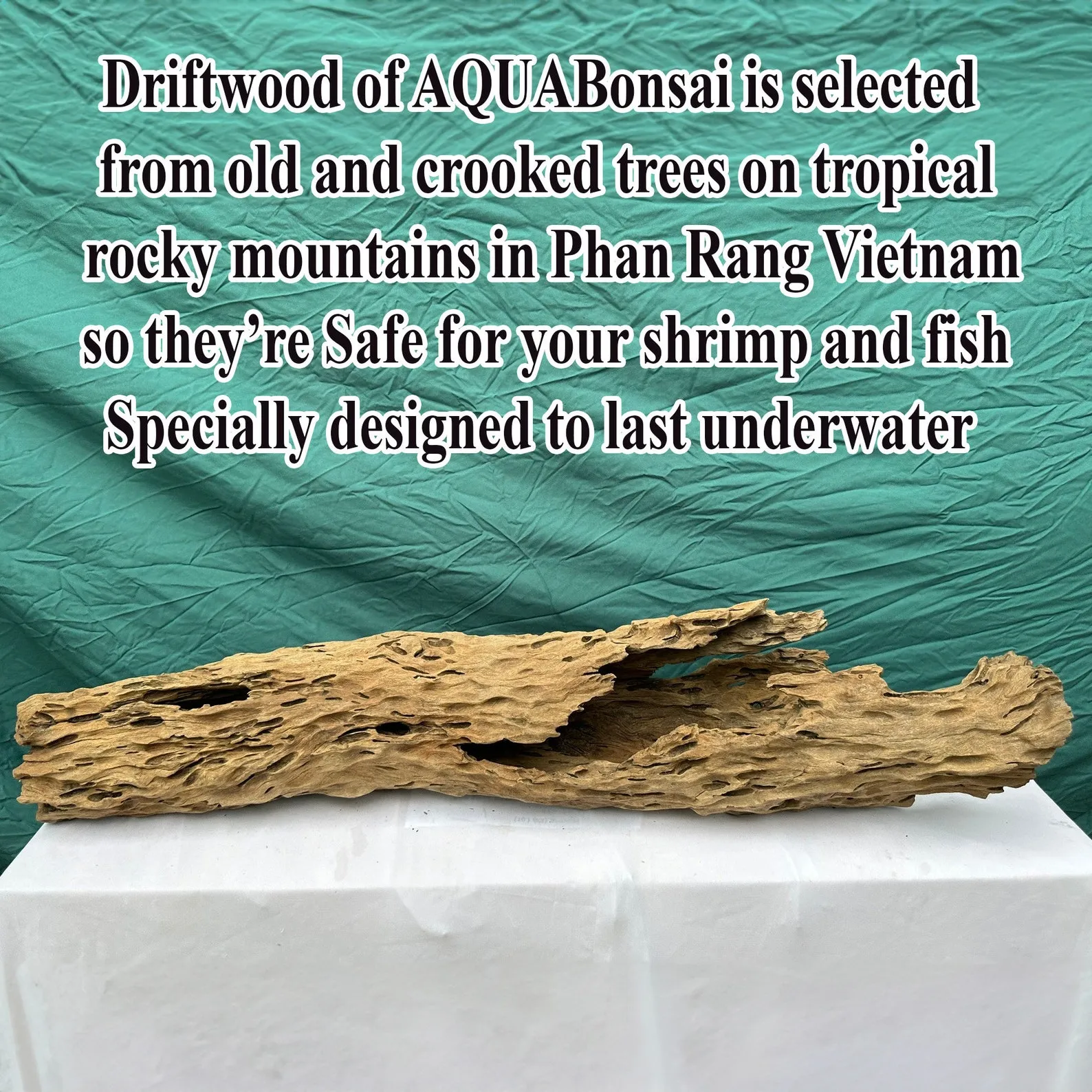 Hollow driftwood log aquarium hide drift wood cave fish tank decorations custom any size - Image 5