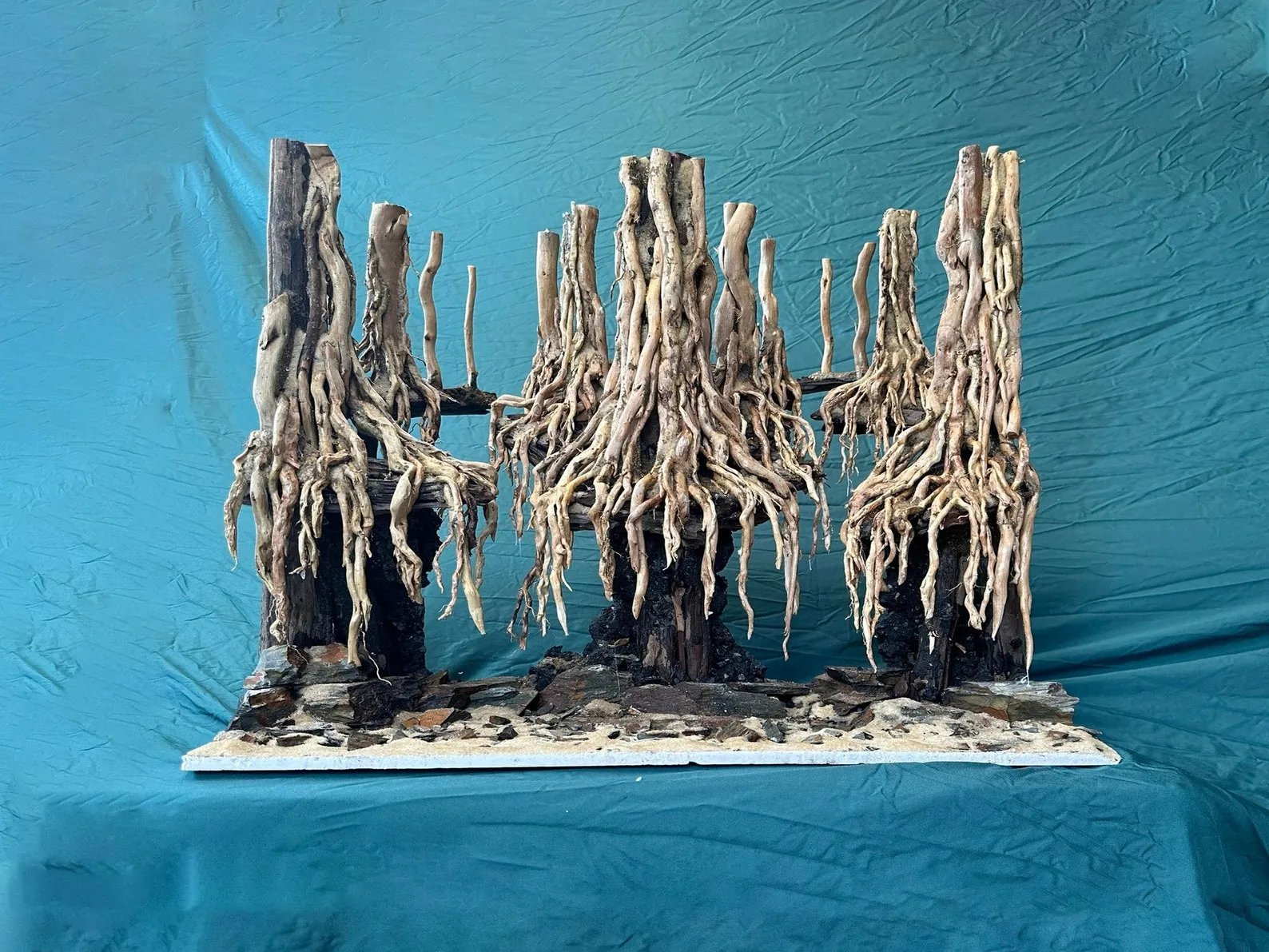 Aquarium driftwood large cave aquascape wood bonsai sculpture aquascaping