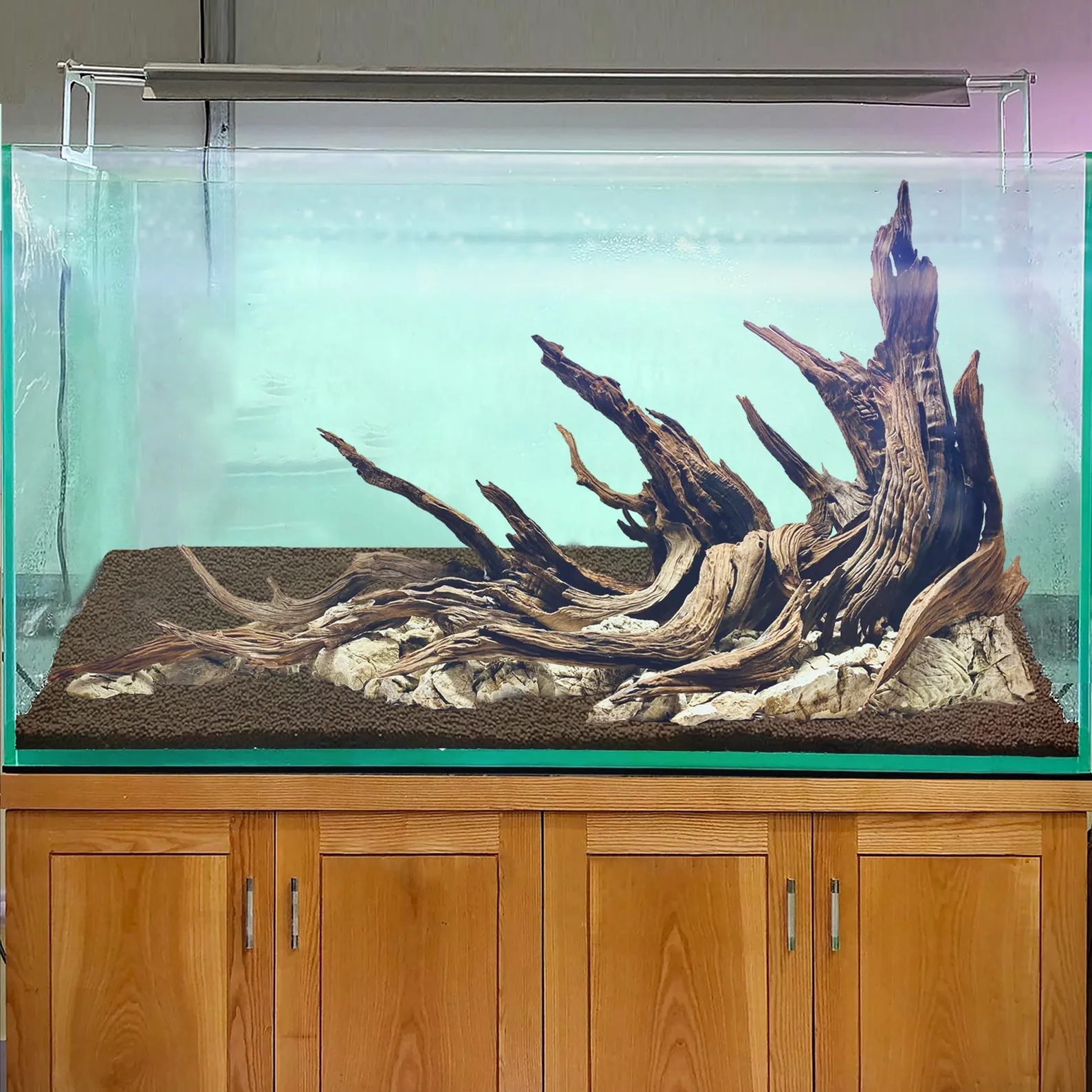 Aquarium driftwood large cave aquascape rock bonsai fish tank decoration