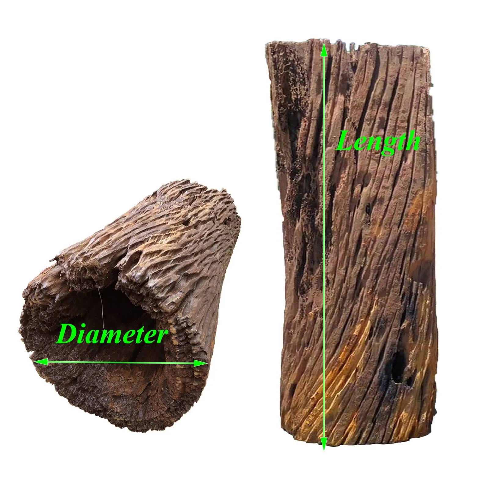 Large hollow driftwood log aquarium drift wood stump tree large aquarium hide fish tank decoration - Image 8