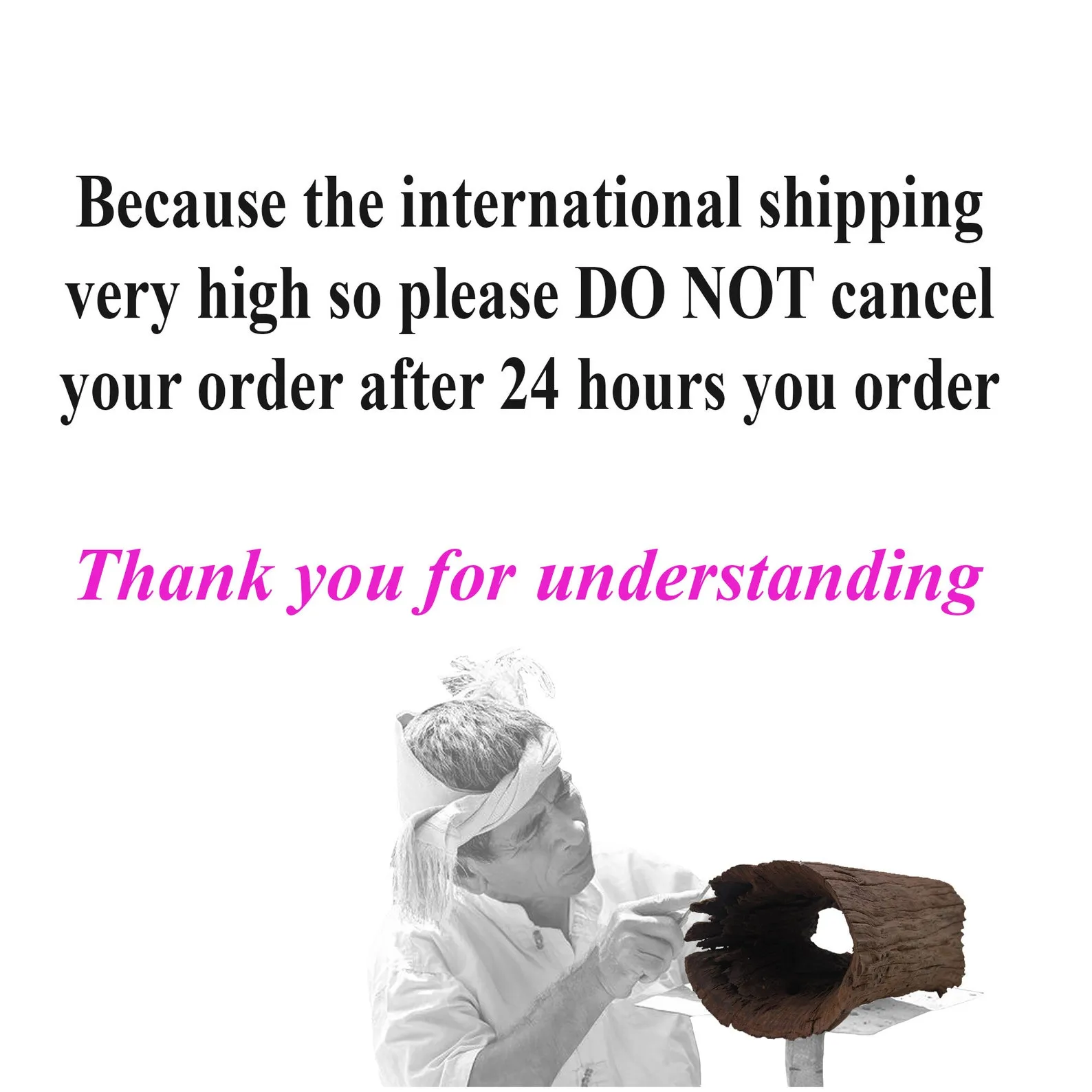 Driftwood stump large aquarium hide drift wood shrimp cave fish tank decoration - Image 5