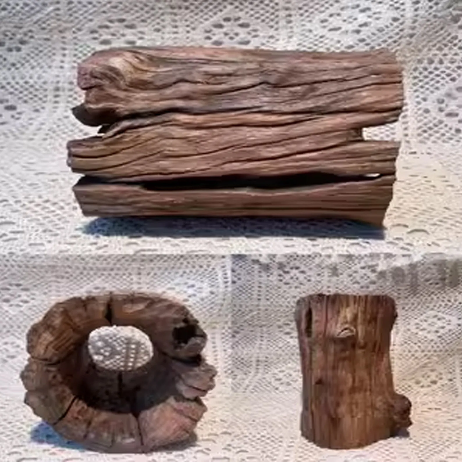 Driftwood stump large aquarium hide drift wood shrimp cave fish tank decoration - Image 8