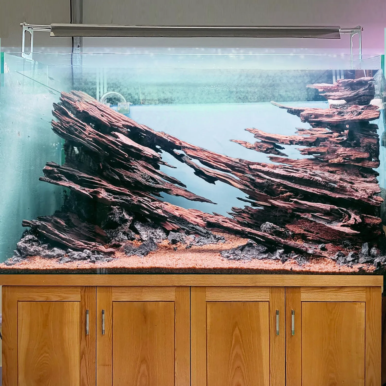 Aquarium driftwood large aquascaping stone for fish tank decorations gift for him - Image 2