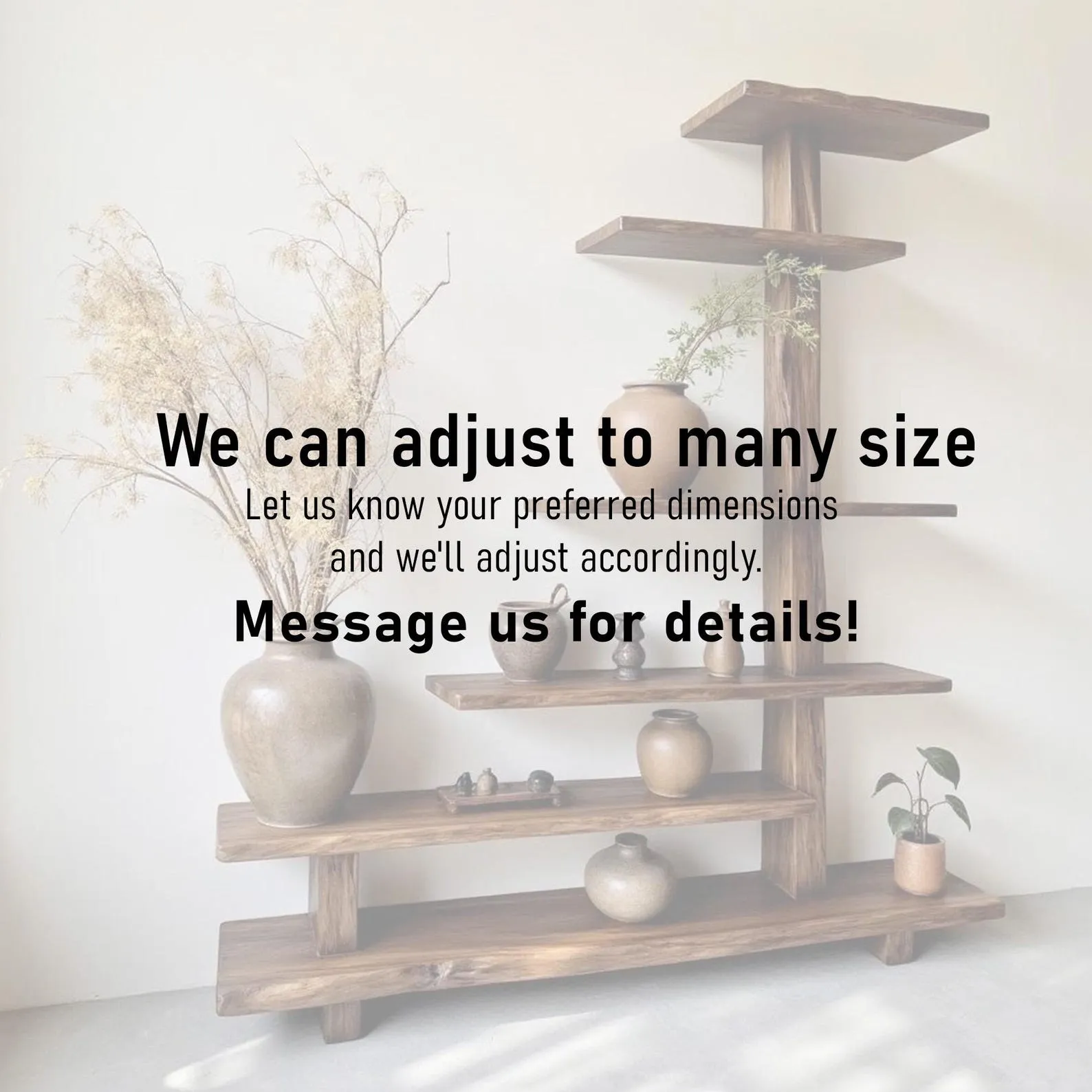 Tree branch bookshelf solid wood floating live edge wood shelves wall mount driftwood carving art rustic decor - Image 5