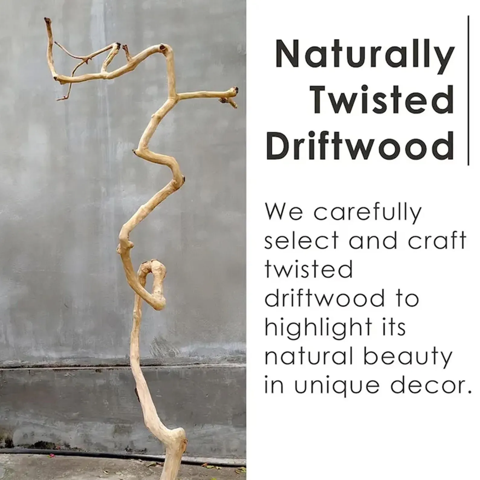 Tree branch shelf wall mount solid wood bookshelf decorative key hooks for home - Image 4