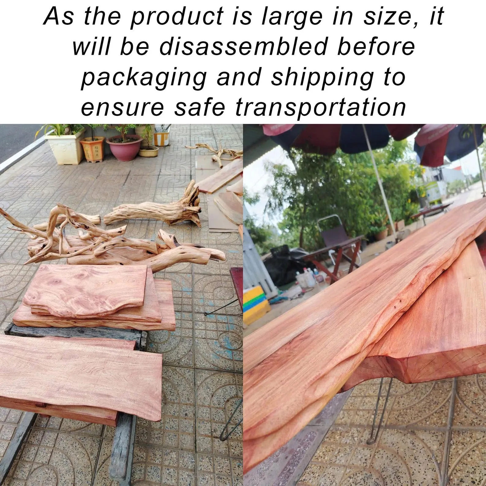 Solid Wood Tree Bookshelf: Handmade Display Cabinet, Rustic Decor - Image 3