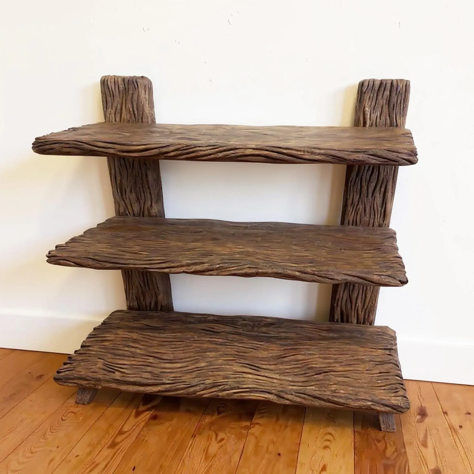 Handmade Reclaimed Wood Bookshelf: Rustic Modern Bookcase