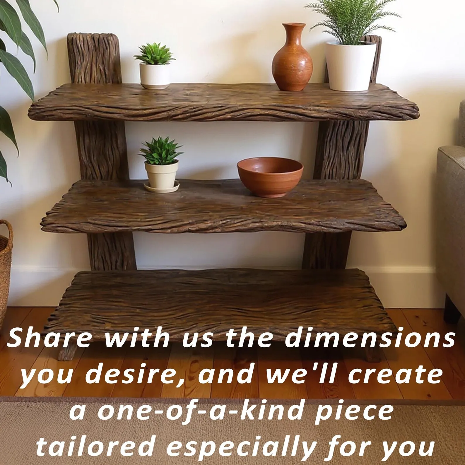 Handmade Reclaimed Wood Bookshelf: Rustic Modern Bookcase - Image 6