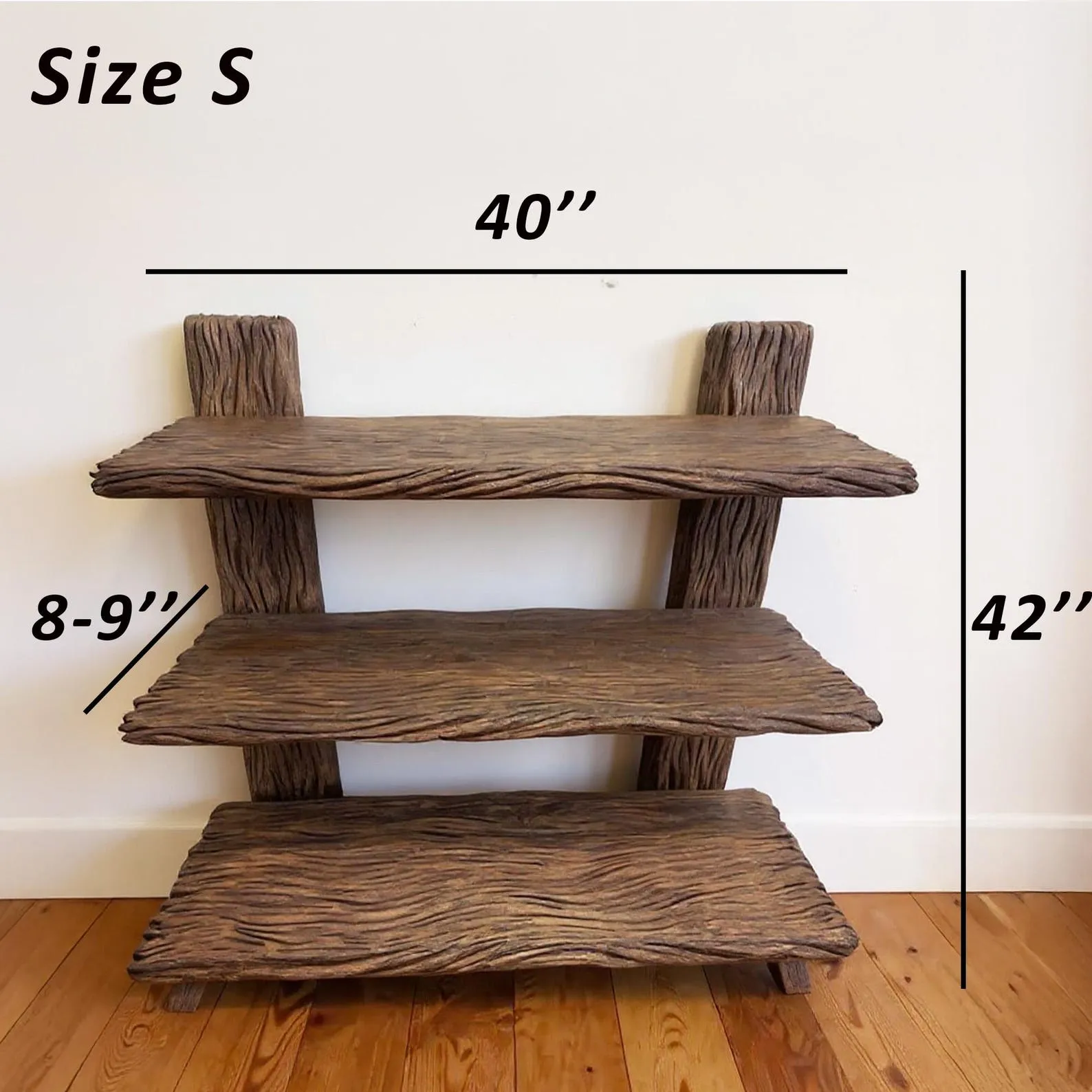 Handmade Reclaimed Wood Bookshelf: Rustic Modern Bookcase - Image 8
