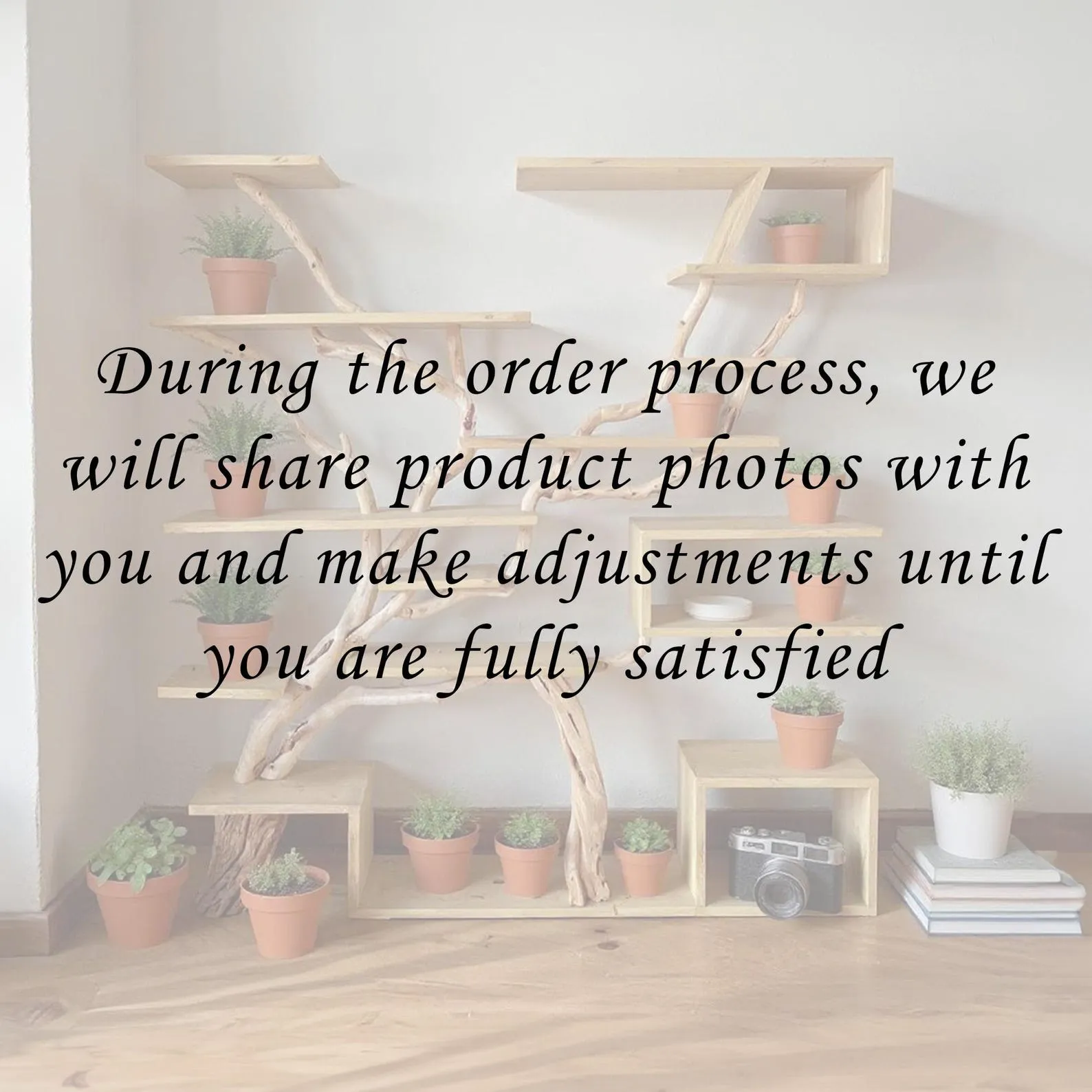 Driftwood Tree Branch Bookshelf: Reclaimed Wood Floating Shelves - Image 6