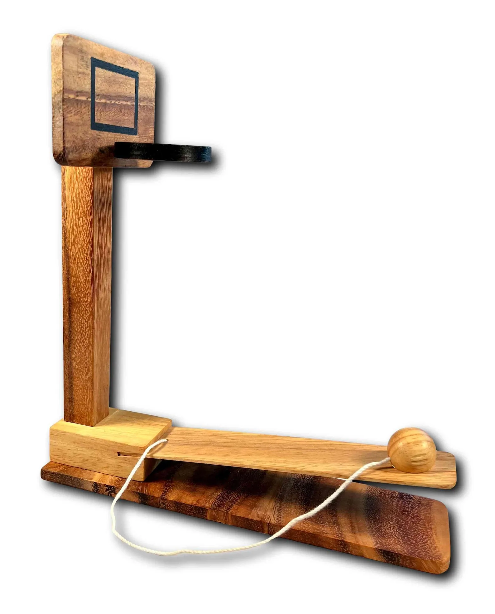 Basketball Toss Game, Wooden Bar Game, Basketball Game, Tabletop Game, Desk Game, Table Top Game, Unique Game, Outdoor Game, Backyard Game - Image 3