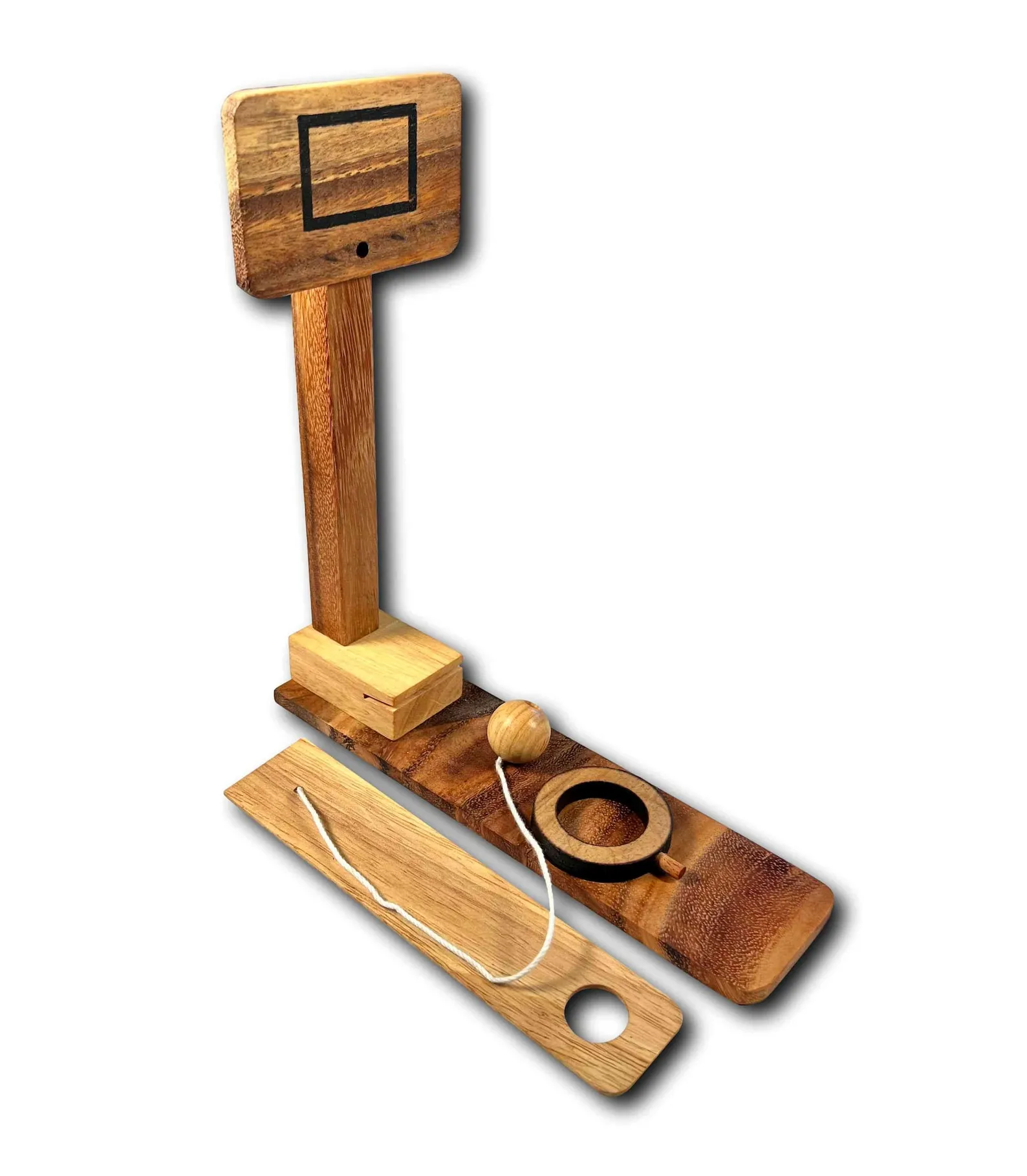 Basketball Toss Game, Wooden Bar Game, Basketball Game, Tabletop Game, Desk Game, Table Top Game, Unique Game, Outdoor Game, Backyard Game - Image 5