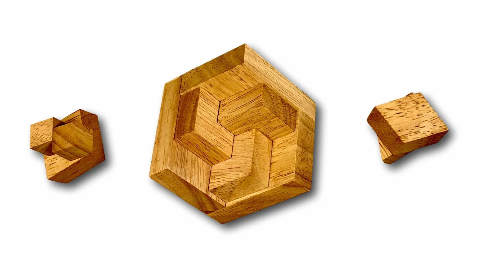 4D Illusion Puzzle, Mind Bending Wooden Desk Puzzle, Optical Illusion Puzzle, 4th Dimension Puzzle, Table Puzzle, Visual Illusion Puzzle - Image 3