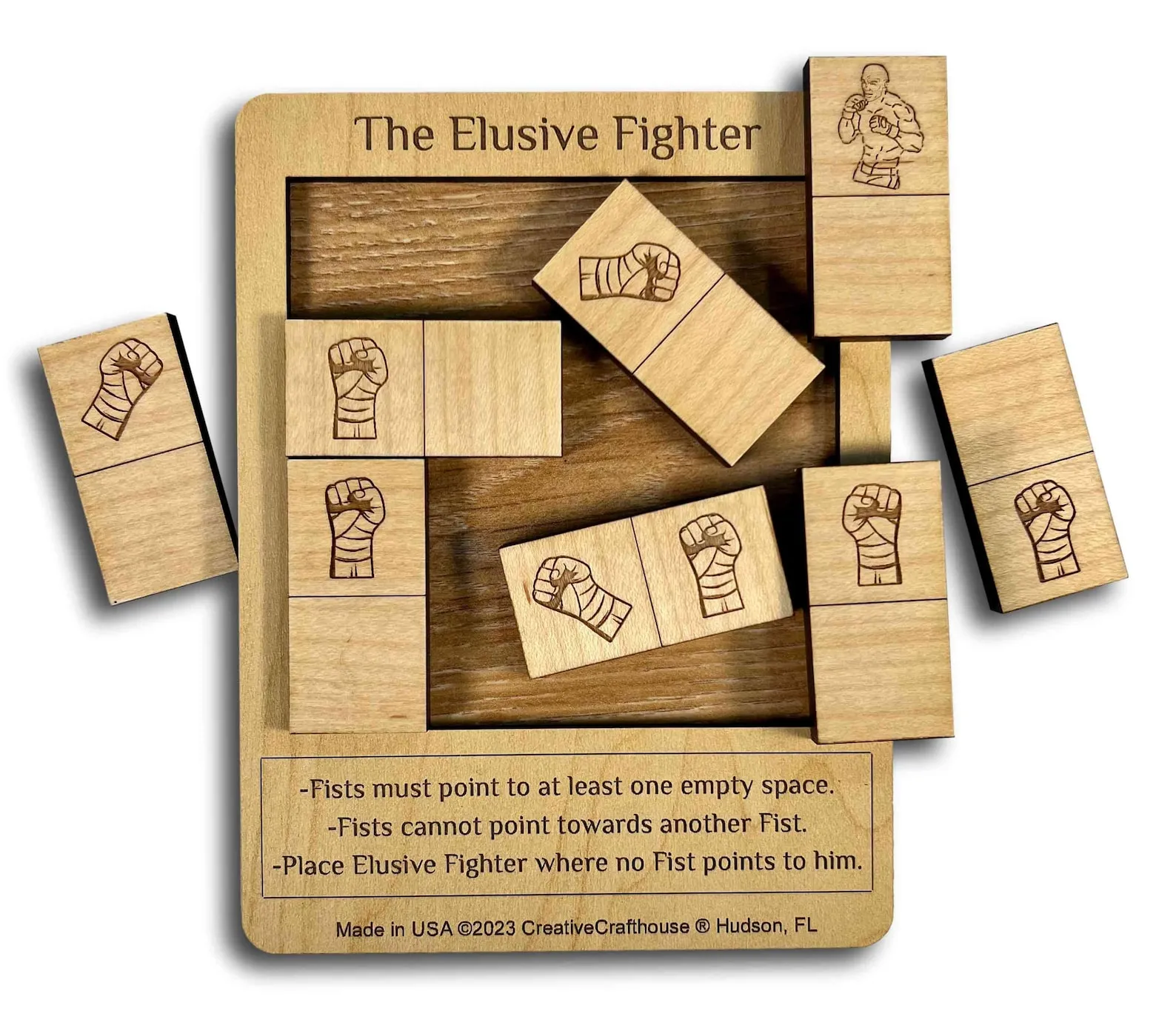 Elusive Fighter - Help the fighter didge the punches!