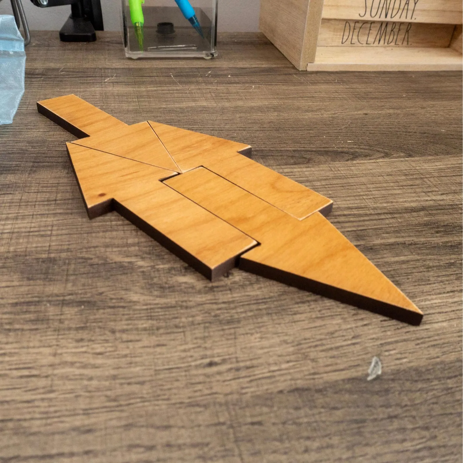 Fifth Hidden Arrow Puzzle, Wood Brain Teaser, STEM Learning, Challenging Puzzle, Travel Game, Hard Puzzle, Educational Toys, Gift For Kids - Image 4