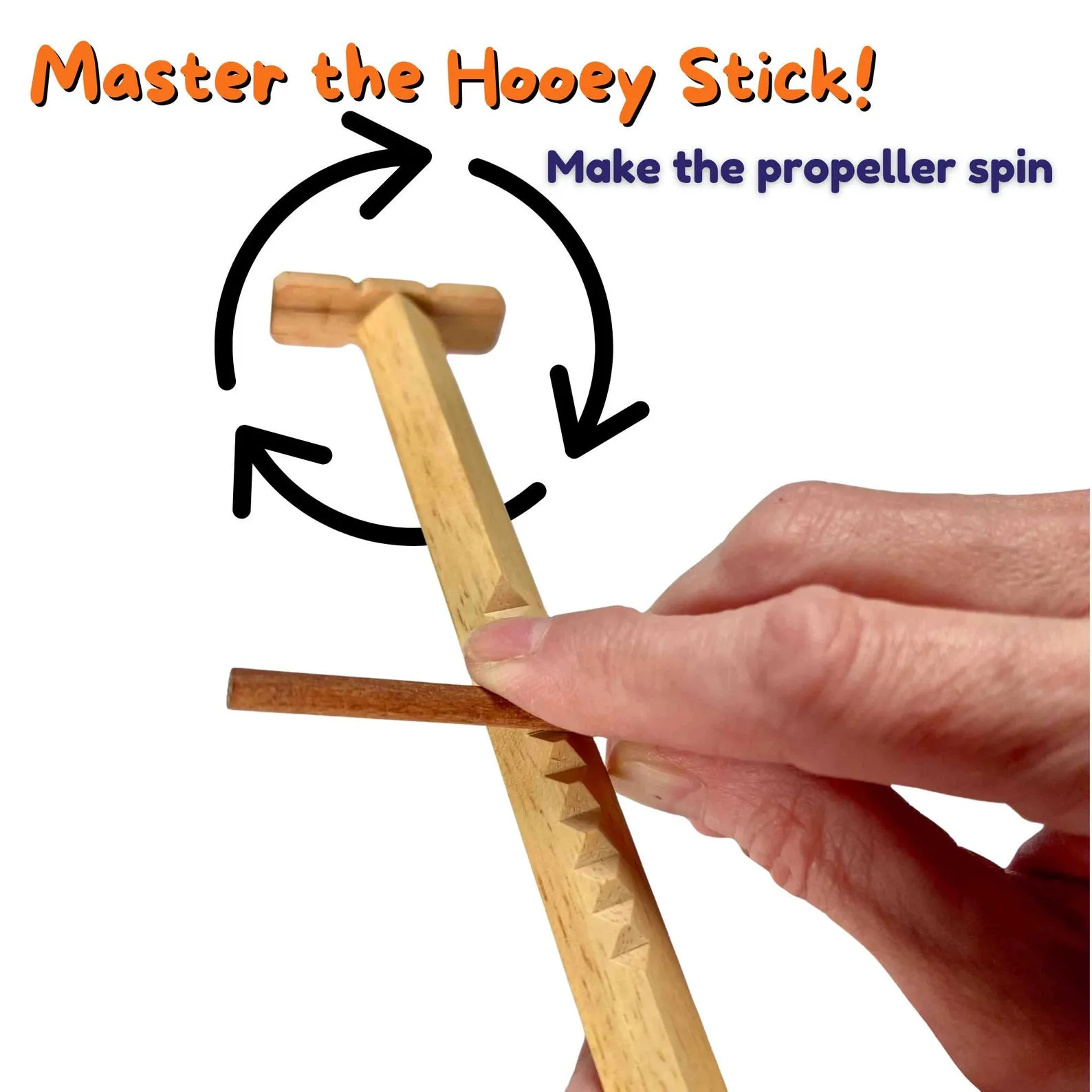 3 Puzzle Stocking Stuffer Gift Set - 3 Wooden Brain Teasers Perfect for Christmas Stockings - Hooey Stick, Idiot Stick, & Two Piece Pyramid - Image 4