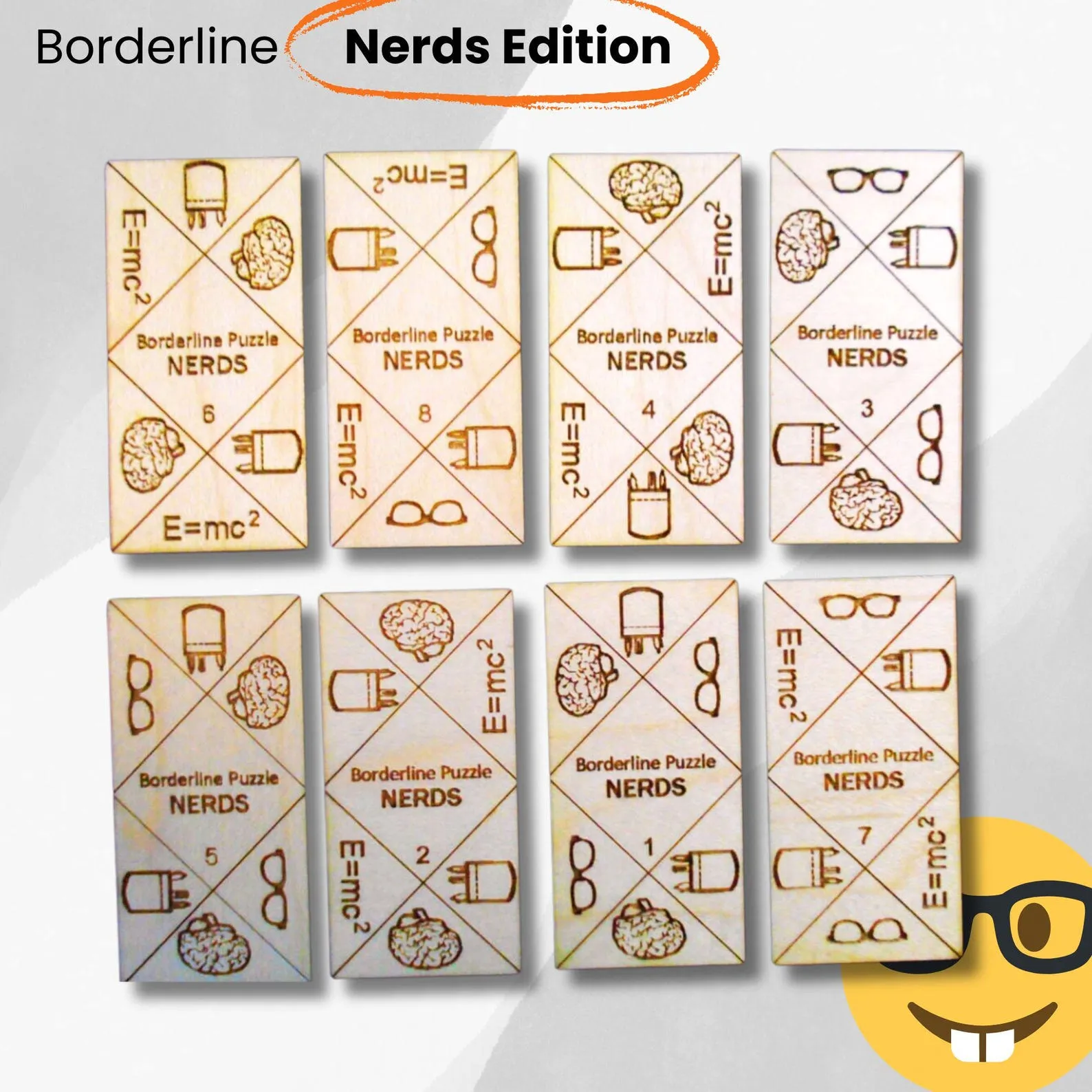 Borderline Puzzles ? Edge Matching Wood Brain Teaser in a Series of Themes - Image 7