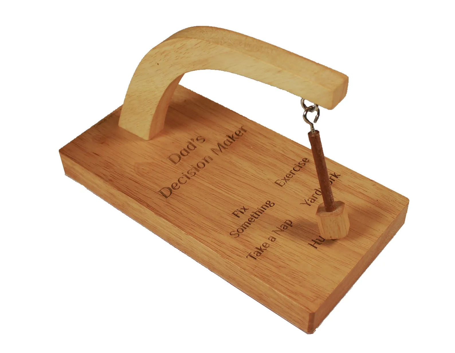 Dad Decision Maker, Pendulum Board, Magnetic Pendulum Swing, Fun Decision Board Game, Anniversary Gift For Him, Father Gift From Family