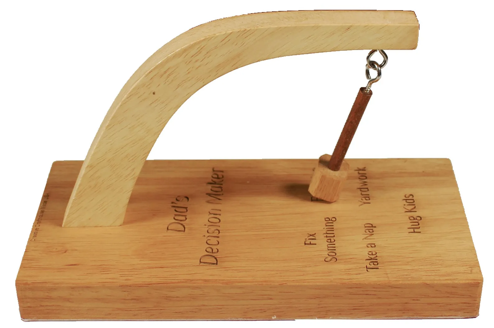 Dad Decision Maker, Pendulum Board, Magnetic Pendulum Swing, Fun Decision Board Game, Anniversary Gift For Him, Father Gift From Family - Image 3