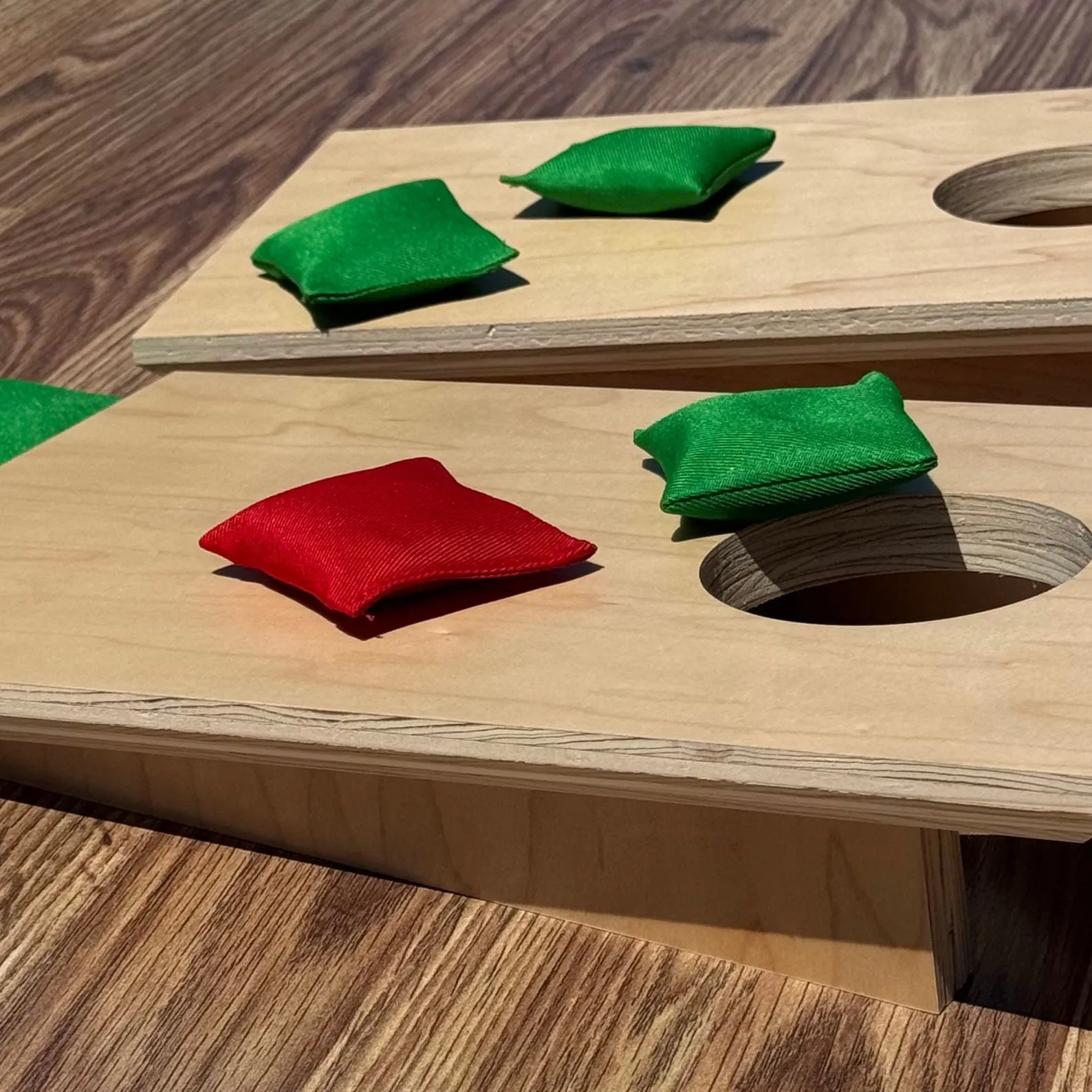 Tabletop Indoor Cornhole Boards Game | Bags Included, Personalize Your Boards With a Laser Engraving - Image 3