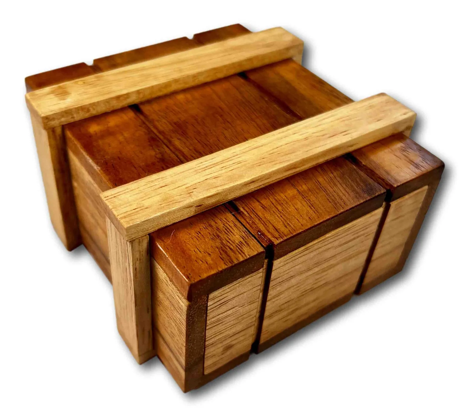 Puzzle Box With Hidden Compartment, Puzzle Gift Box, Wooden Puzzle Box, Small Box, Money Puzzle Box, Jewelry Gift Box, Level 2 Puzzle Box