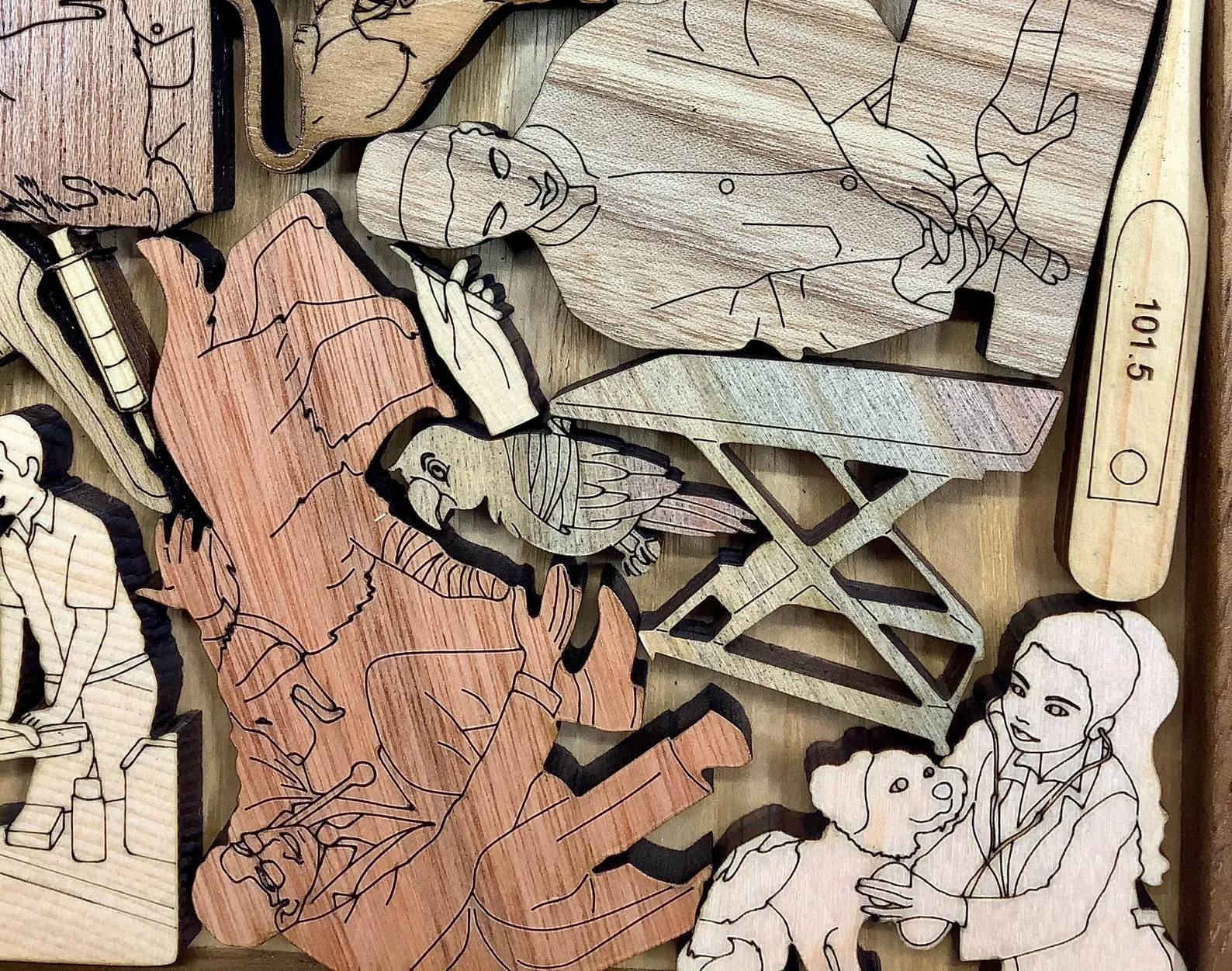 Honey Bee Puzzle ? Help the Hive Thrive - 14 Piece Wood Brain Teaser - Personalize with Laser Engraved Name to Create a Memorable Gift - Image 3