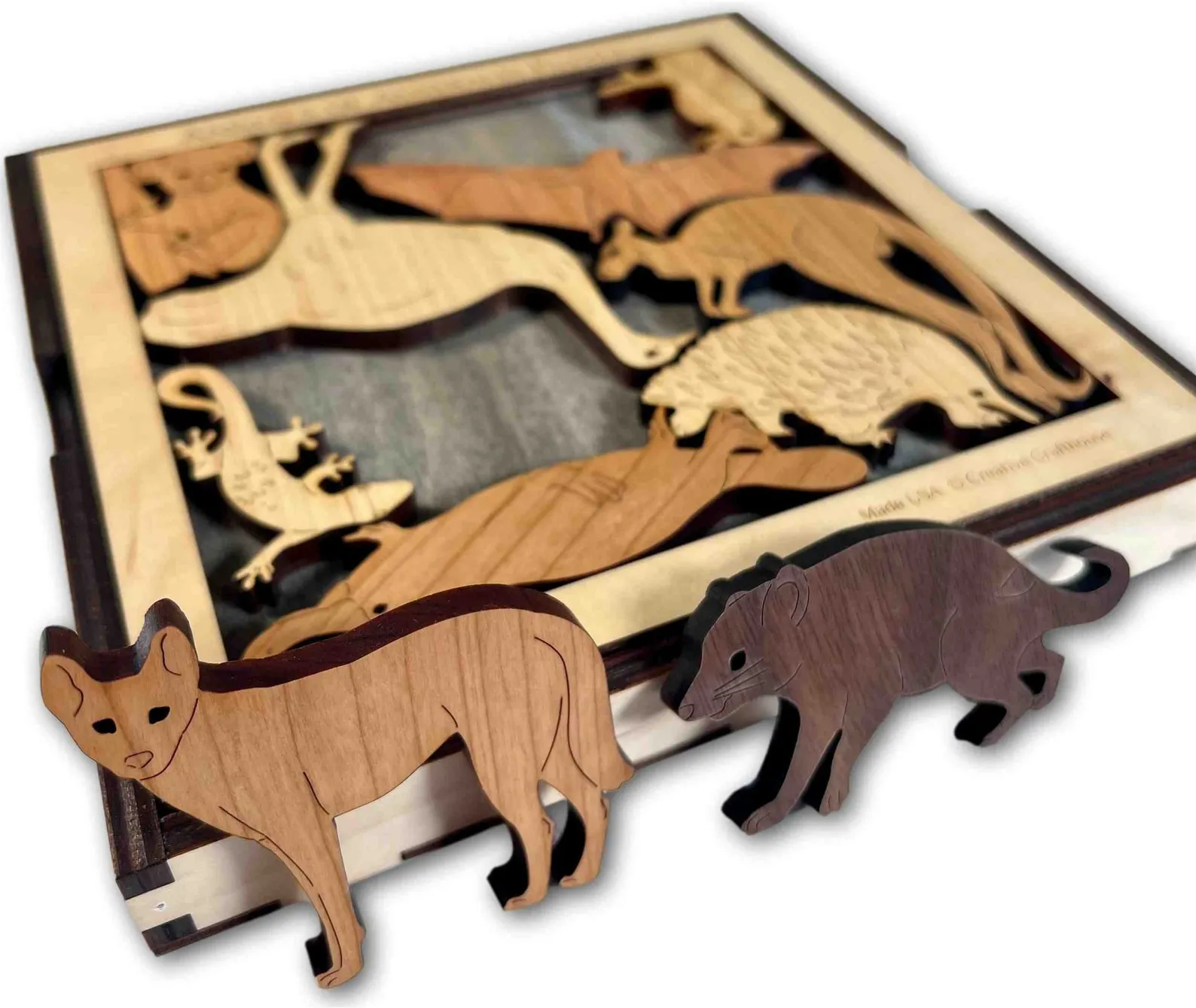 Animals of Australia Puzzle - Can Be Personalized With A Laser Engraved Name or Message - Image 5