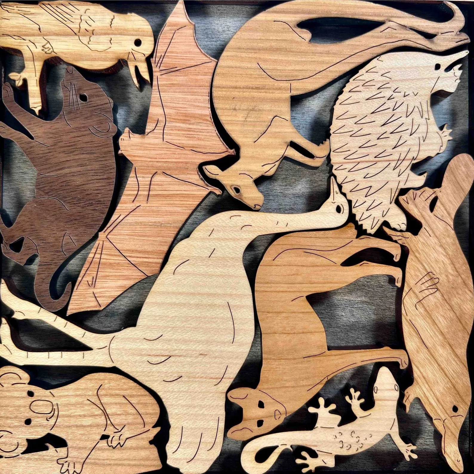Animals of Australia Puzzle - Can Be Personalized With A Laser Engraved Name or Message - Image 6